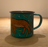 Weya Hand-Painted Tin Mug