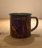 Weya Hand-Painted Tin Mug