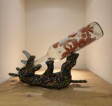 Rhino Wine Lover by Archie Mutsiko