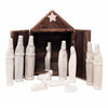 Nativity of Kisii w/ Banana Leaf Stable - 13 pieces