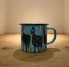 Weya Hand-Painted Tin Mug
