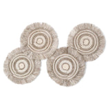 Kazi Fringed Coasters - sets of 4