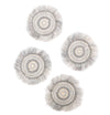 Kazi Fringed Coasters - sets of 4