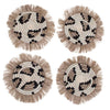 Kazi Fringed Coasters - sets of 4