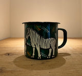 Weya Hand-Painted Tin Mug