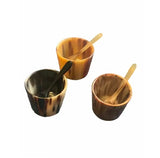 HD Ankole Horn Spice Pot/Spoon