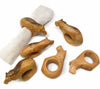 Napkin Rings of Mahogany - Set of 4