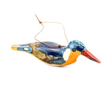 O4O Painted Wood Bird Ornament