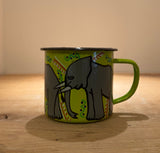 Weya Hand-Painted Tin Mug