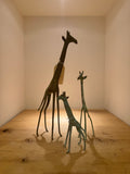 Bronze Giraffe - Oxidized