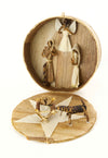 Round Nativity of Banana Leaf