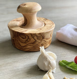 S&F Mortar & Pestle Set of Olivewood - Large