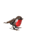 Robin Redbreast of Recycled Metal