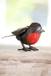 Robin Redbreast of Recycled Metal