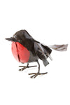 Robin Redbreast of Recycled Metal