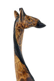 Giraffe Carving of Burnt Jacaranda