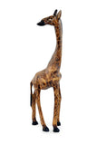 Giraffe Carving of Burnt Jacaranda