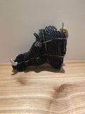 AM Beaded Animal Bust