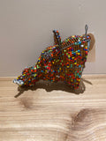 AM Beaded Animal Bust