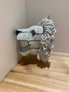 AM Beaded Animal Bust
