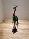 Serengeti Giraffe of Painted Jacaranda