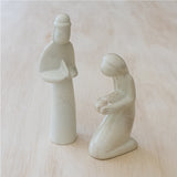 Kneeling Mary & Joseph Nativity of Kisii (Two Piece)