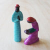 Kneeling Mary & Joseph Nativity of Kisii (Two Piece)