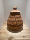Vintage Bayei Grass Basket-L