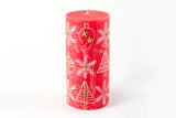 Kapula Hand-Painted Candles - X-Mas Whimsy