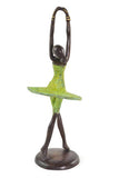“Ballerina in Releve” Lost Wax Bronze Sculpture