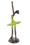 “Ballerina in Releve” Lost Wax Bronze Sculpture