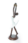 “Ballerina in Releve” Lost Wax Bronze Sculpture