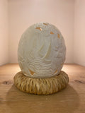 Dumi Ostrich Egg-Etched