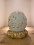 Dumi Ostrich Egg-Etched