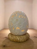 Dumi Ostrich Egg-Etched