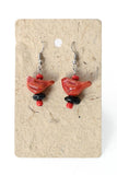 Ceramic Bird Earrings