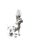 White Rabbit of Recycled Metal