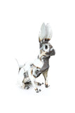 White Rabbit of Recycled Metal