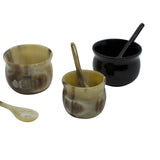 HD Ankole Horn Spice Pot/Spoon