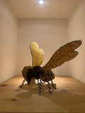 Honeybee of Glass Beads by Archie Mutsiko