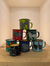 Weya Hand-Painted Tin Mug