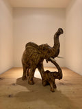 Elephant Carving of Burnt Jacaranda