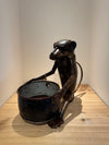 Baboon Planter of Recycled Metal by Tichoana Chinyanga
