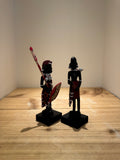 Maasai Couple of Mahogany