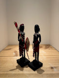 Maasai Couple of Mahogany