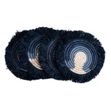 Kazi Fringed Coasters - sets of 4
