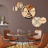 Banana Leaf Modern Woven Wall Art Plate - 27”