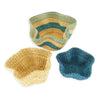 Kazi Dreamscape Wavy Baskets - Set of 8”, 6”, & 4”