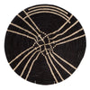 Kazi Sanaa Black Raffia Woven Wall Plate 20”
