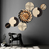Kazi Geo Black/Natural Wall Plate-22”